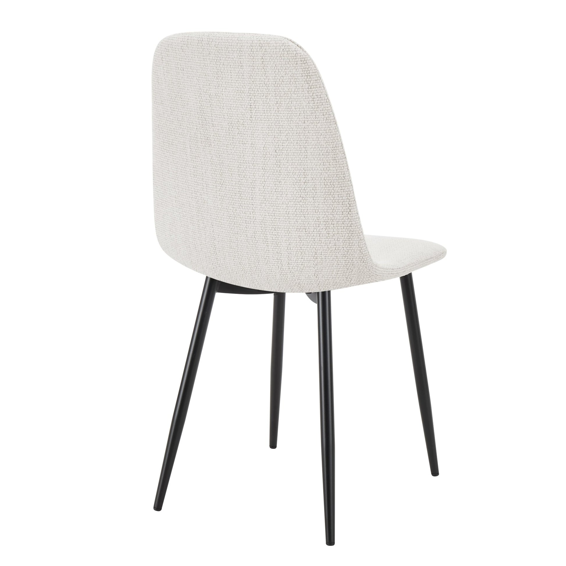 Sophia Set of 2 Dining Chairs - Boucle - Ivory - DUSK