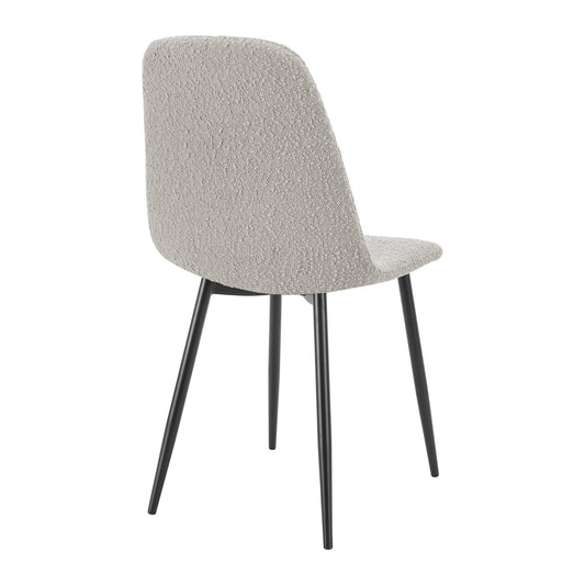 Sophia Set of 2 Dining Chairs - Boucle - Taupe - DUSK