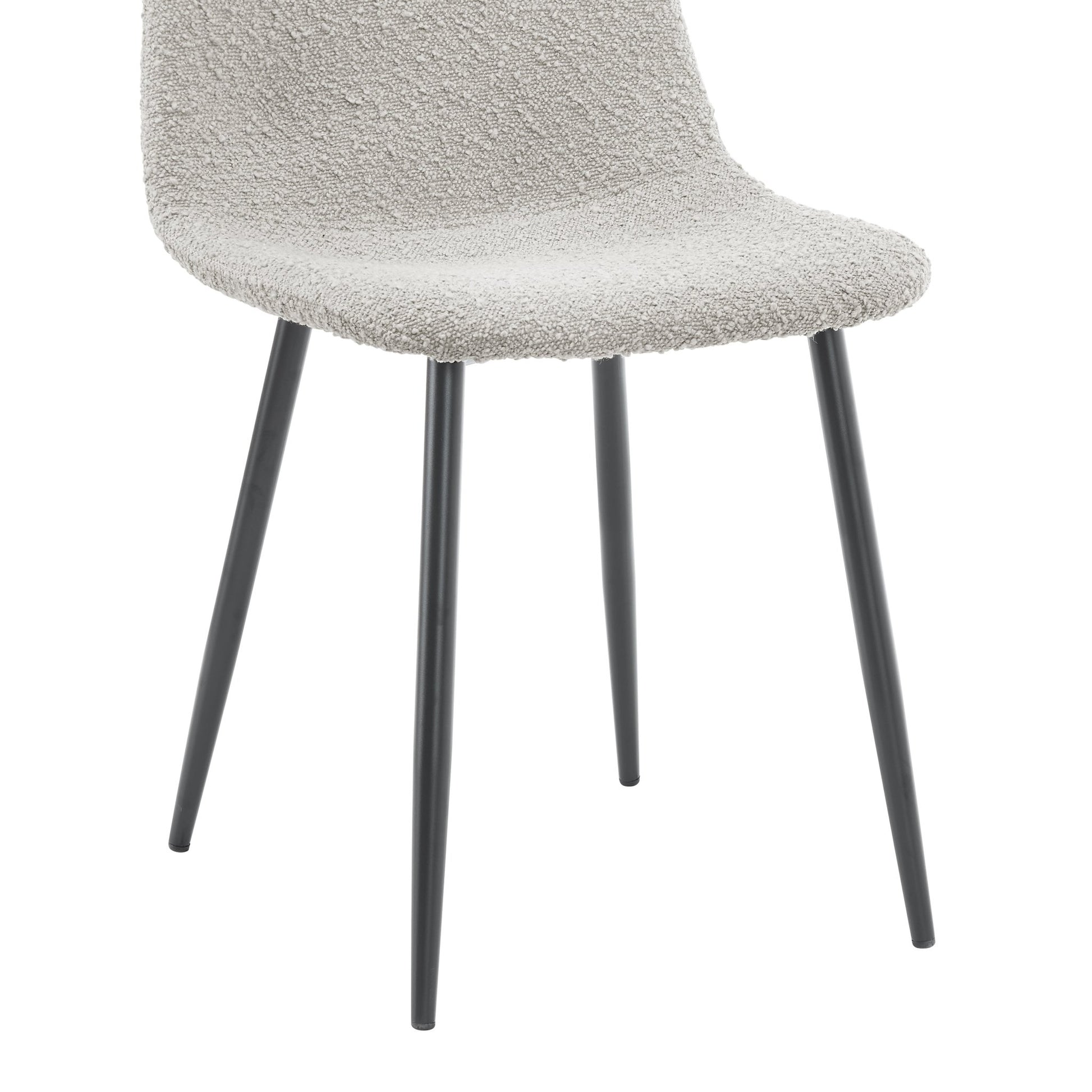 Sophia Set of 2 Dining Chairs - Boucle - Taupe - DUSK