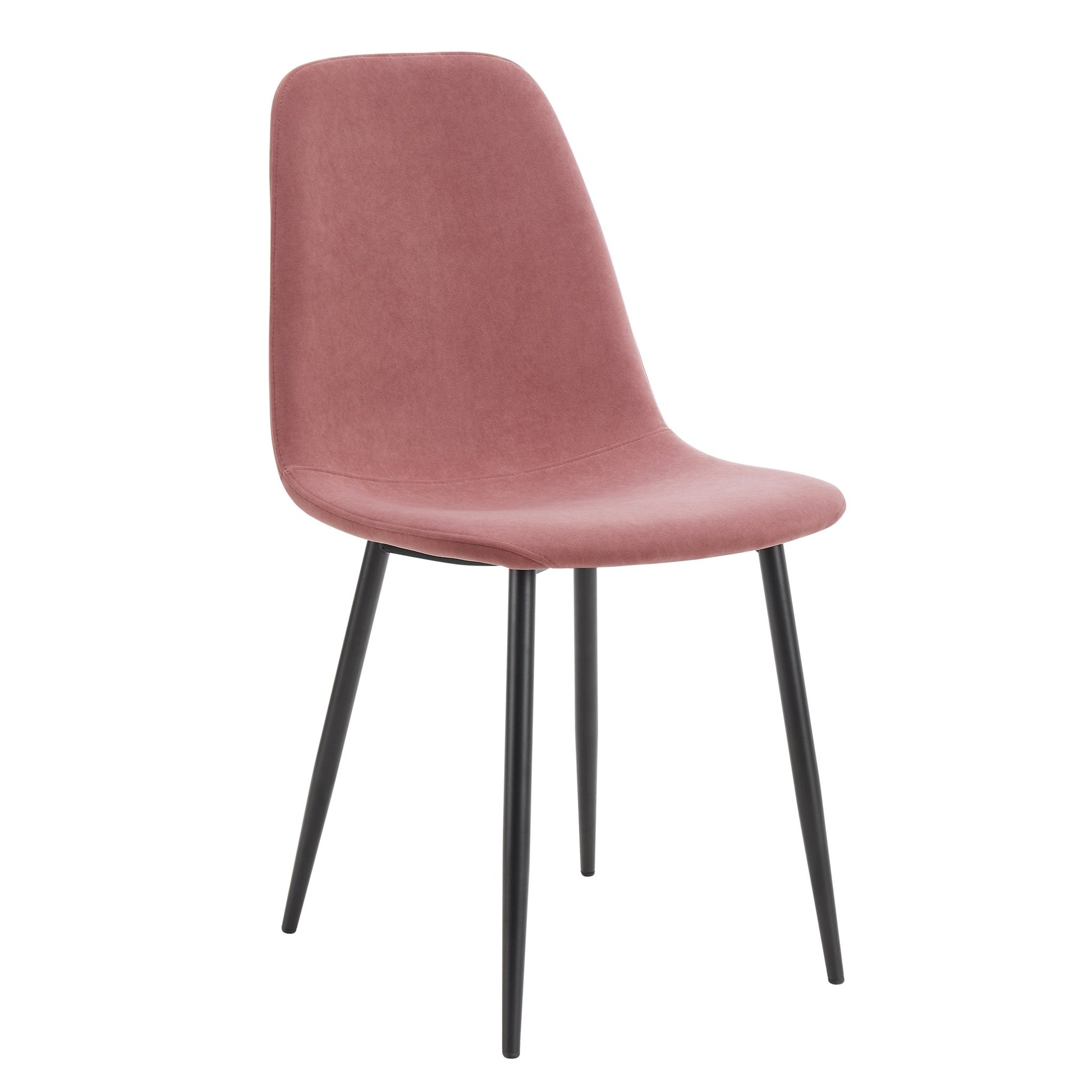 Sophia Set of 2 Dining Chairs - Velvet - Pink - DUSK