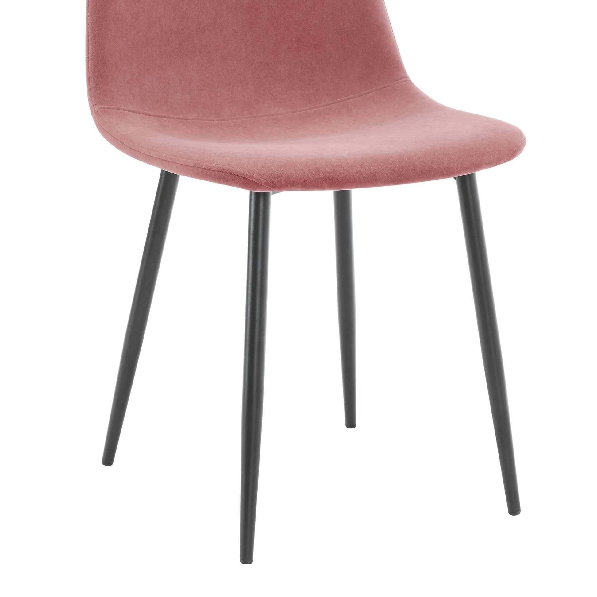 Sophia Set of 2 Dining Chairs - Velvet - Pink - DUSK