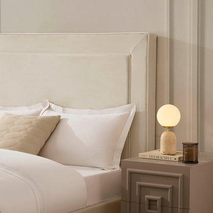 Sorrento Ottoman Storage Bed - Ecru/White - DUSK