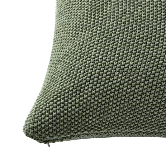 St Ives Knit Cushion Cover - Green - DUSK