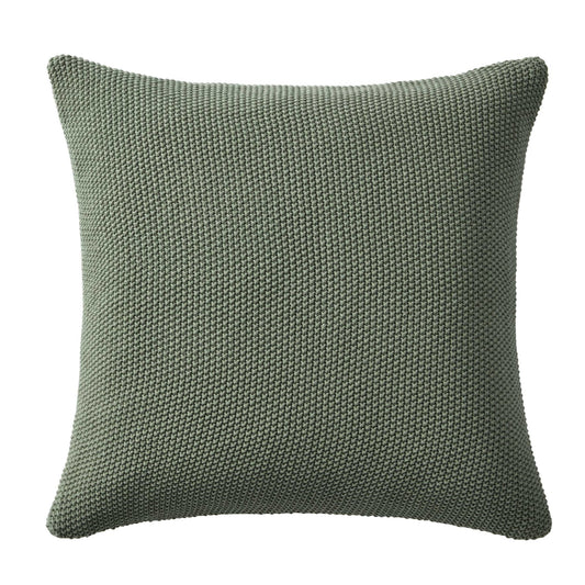 St Ives Knit Sofa Cushion Cover - Green - DUSK