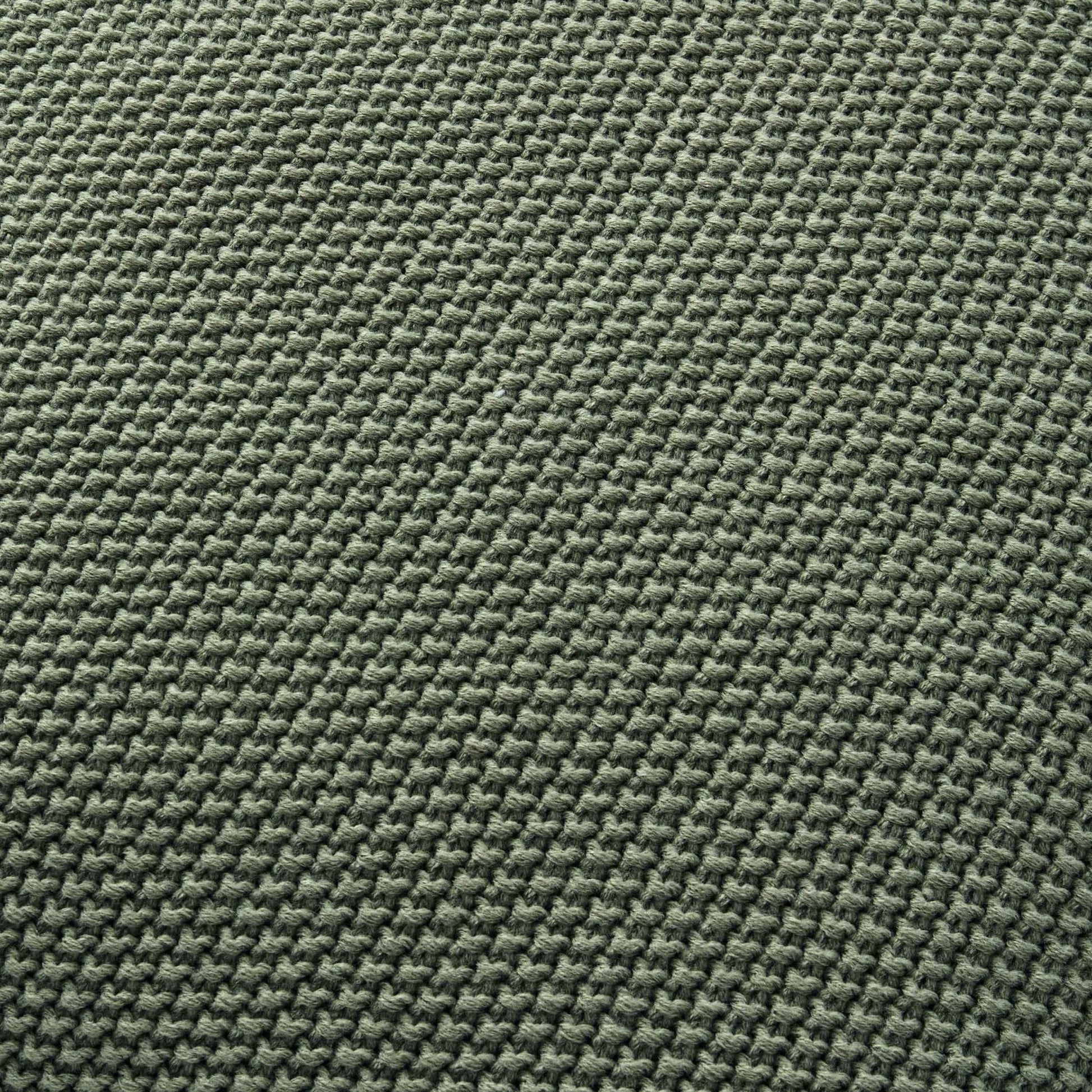 St Ives Knit Sofa Cushion Cover - Green - DUSK