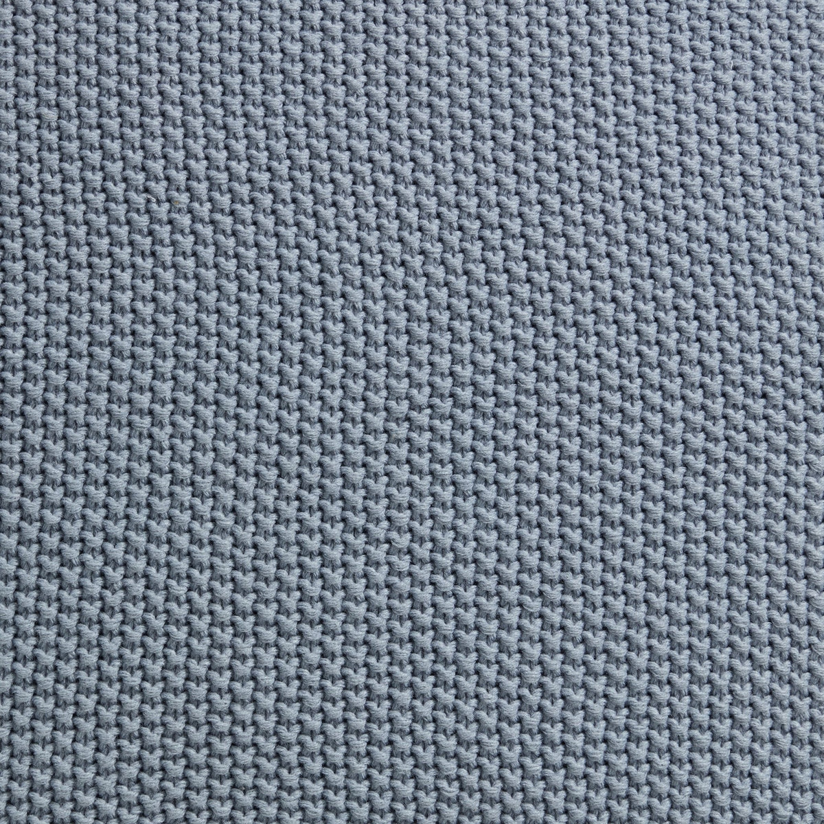 St Ives Lightweight Knit Throw - Dusty Blue - DUSK