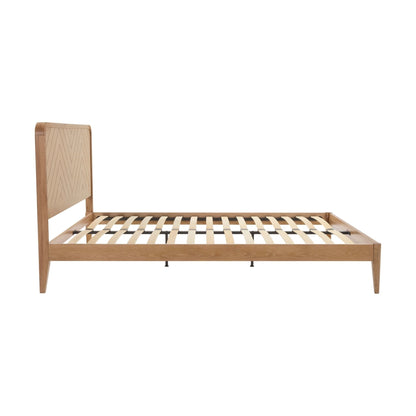 Stockholm Chevron Bed Frame - Natural - DUSK