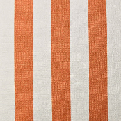 Stripe Frill Edge Cushion Cover - Burnt Orange - DUSK