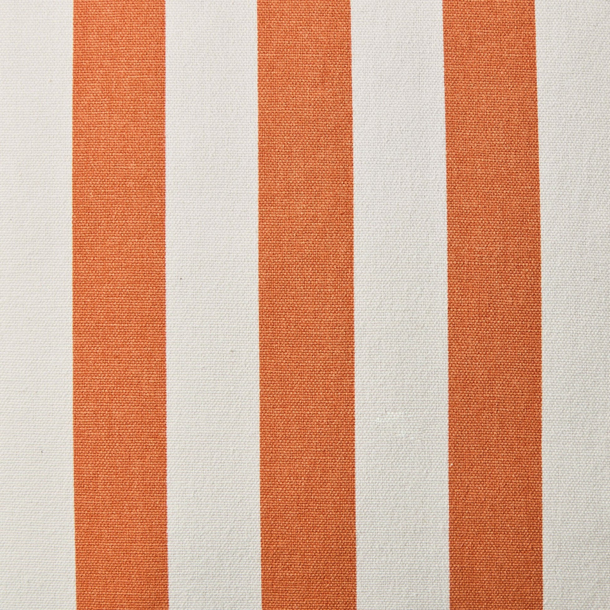 Stripe Frill Edge Cushion Cover - Burnt Orange - DUSK