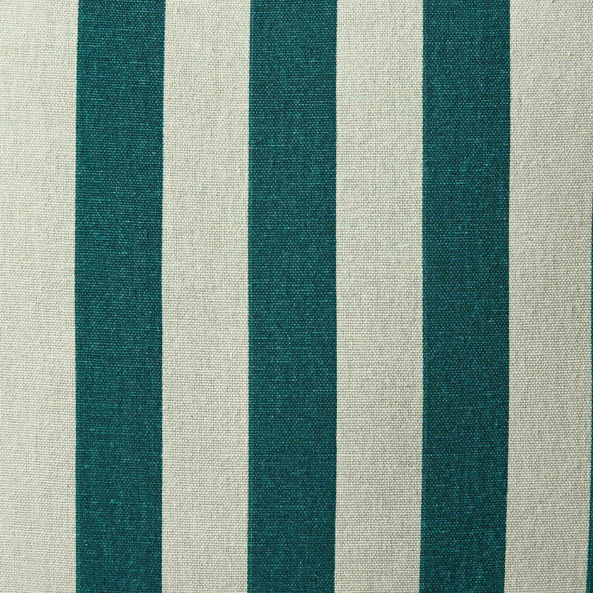 Stripe Frill Edge Cushion Cover - Green - DUSK