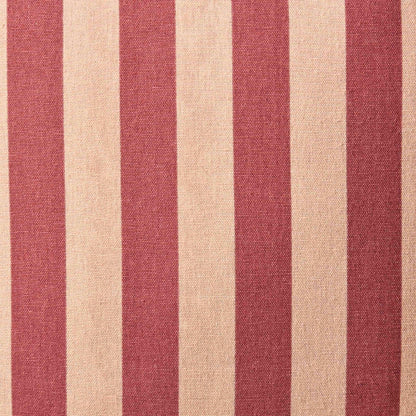 Stripe Frill Edge Sofa Cushion Cover - Pink - DUSK