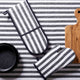 Stripe Oven Mitt - Navy - DUSK