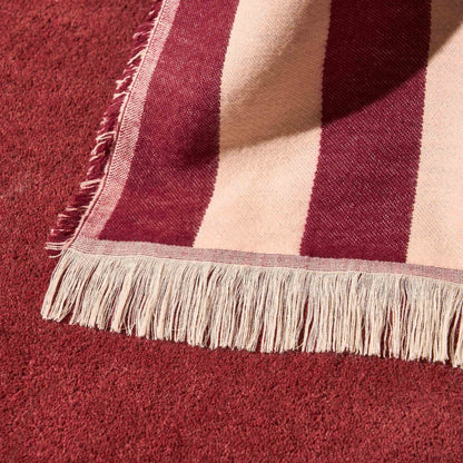 Stripe Sofa Throw - Pink - DUSK