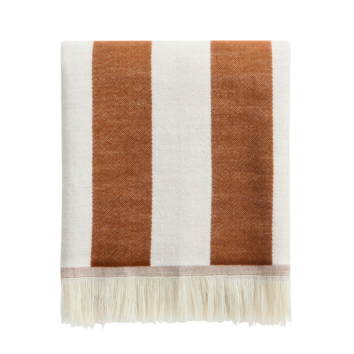 Stripe Throw - Burnt Orange - DUSK