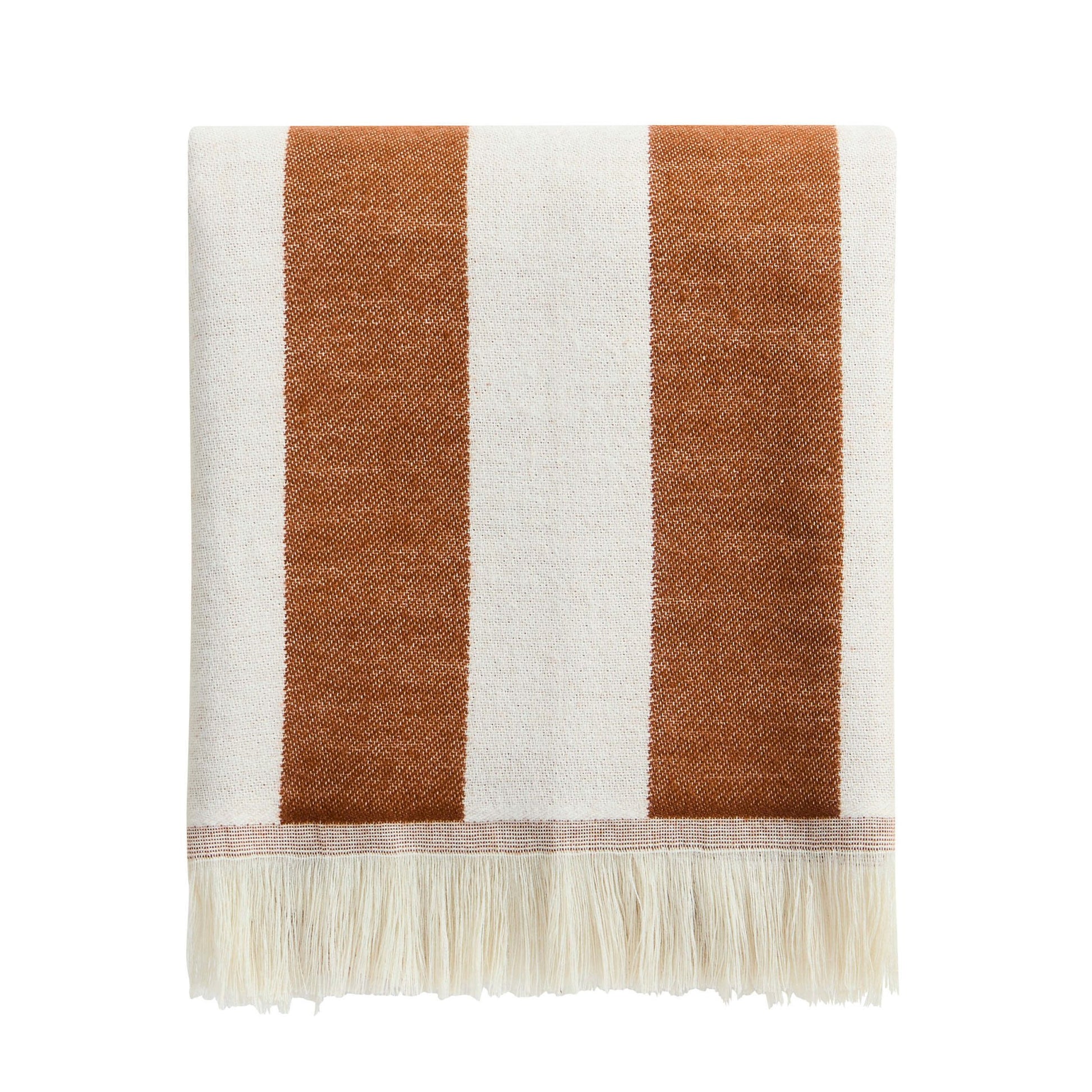 Stripe Throw - Burnt Orange - DUSK