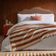 Stripe Throw - Burnt Orange - DUSK