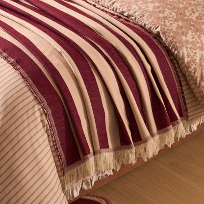 Stripe Throw - Pink - DUSK