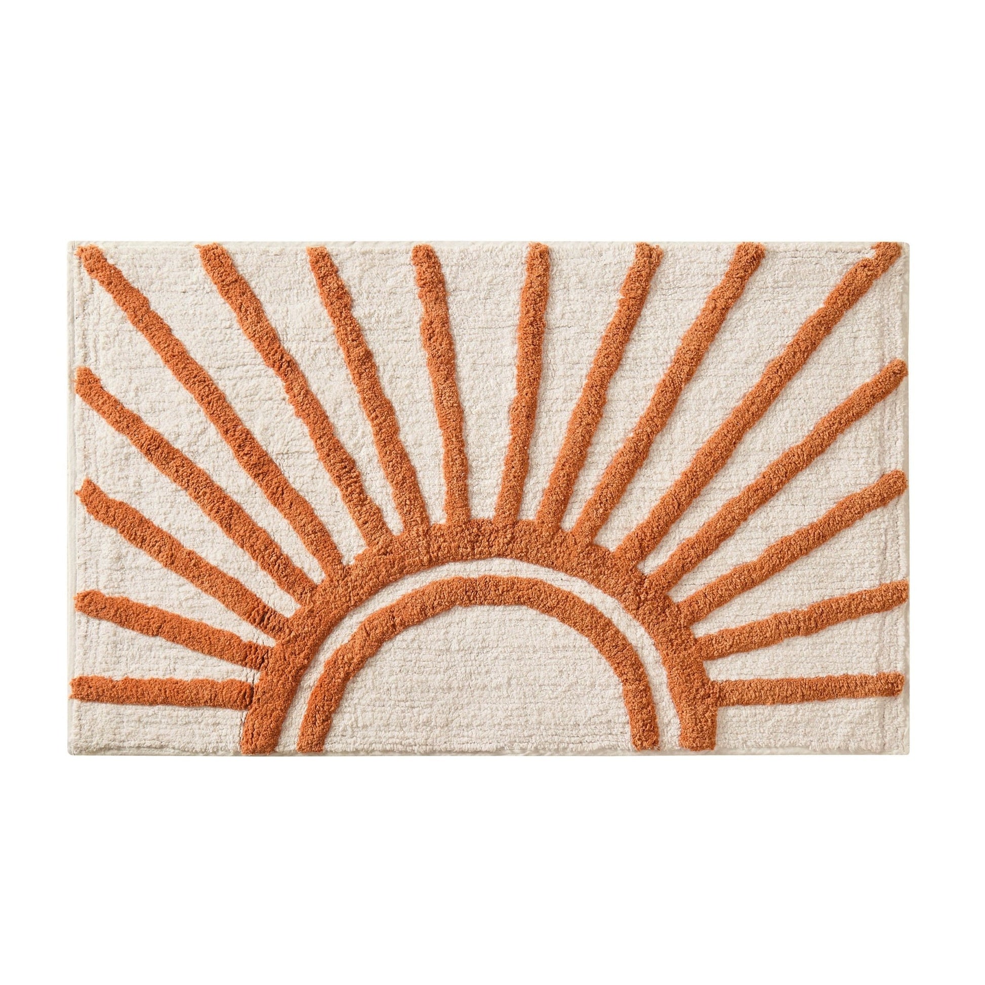 Sunrise Tufted Bath Mat - Burnt Orange - DUSK