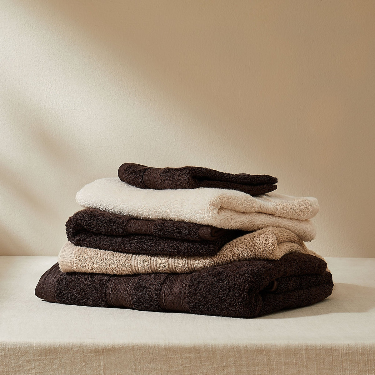 Super Soft Bamboo Cotton Blend Towel Collection - Vanilla - DUSK