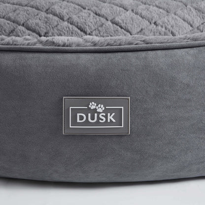 Super Soft Faux Fur Dog Bed - Charcoal - DUSK