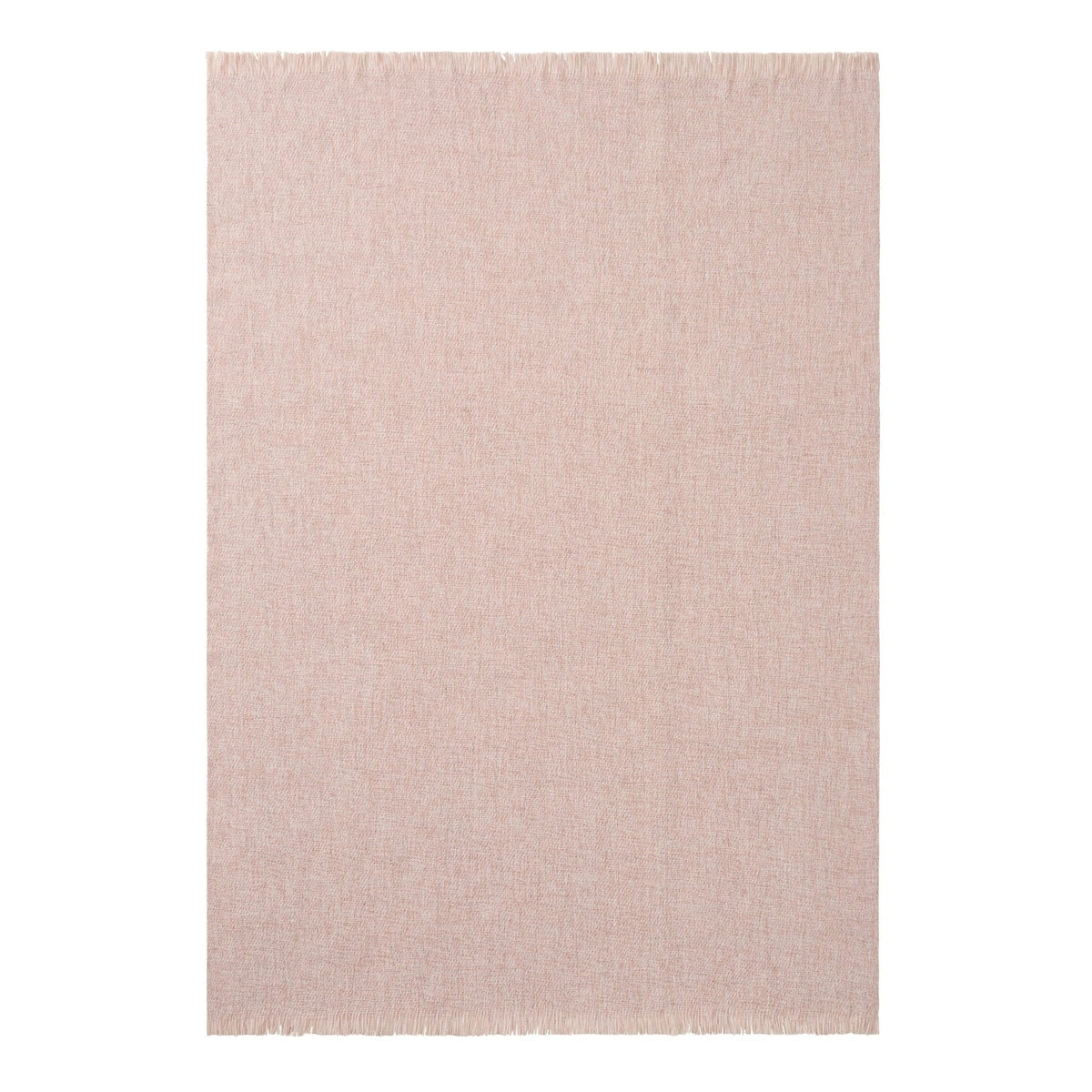 Super Soft Marled Tassel Sofa Throw - Blush Pink - DUSK