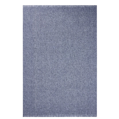 Super Soft Marled Tassel Sofa Throw - Navy - DUSK