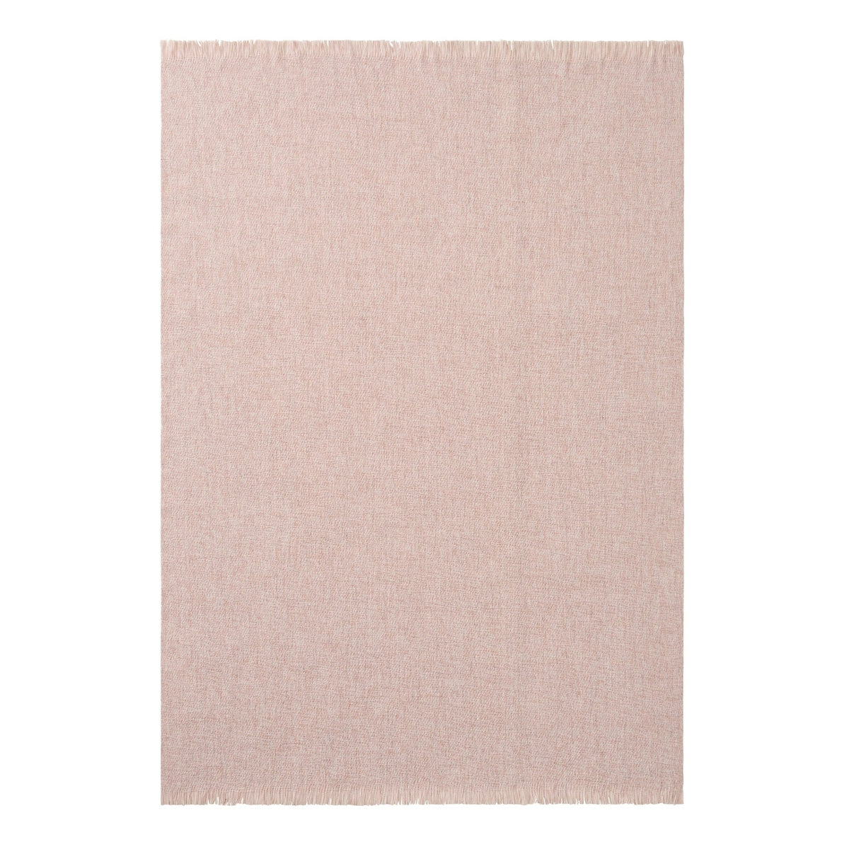 Super Soft Marled Tassel Throw - Blush Pink - DUSK