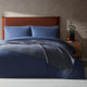 Super Soft Marled Tassel Throw - Navy - DUSK