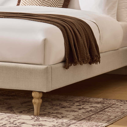 Surrey Bed Frame - Beige - DUSK