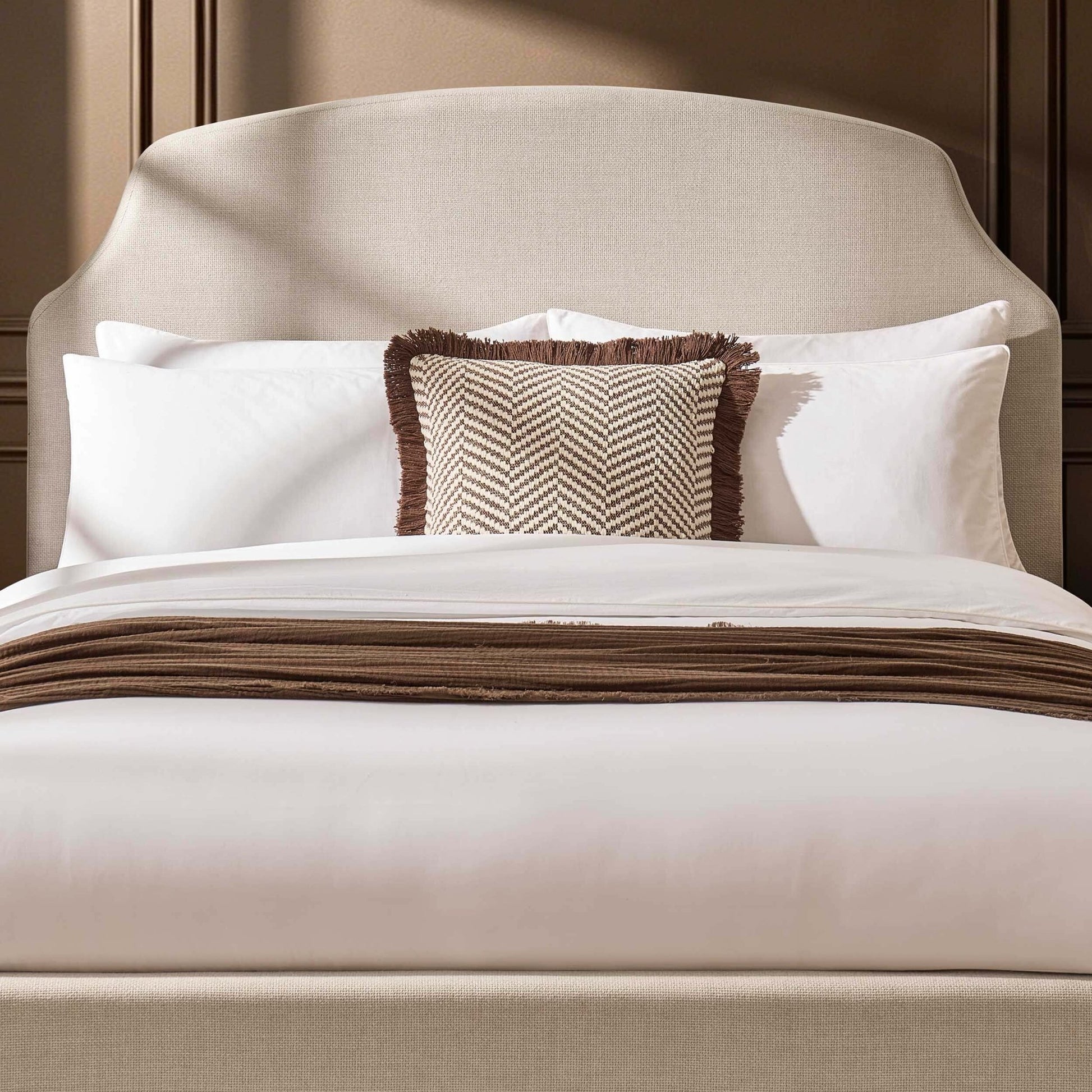 Surrey Bed Frame - Beige - DUSK