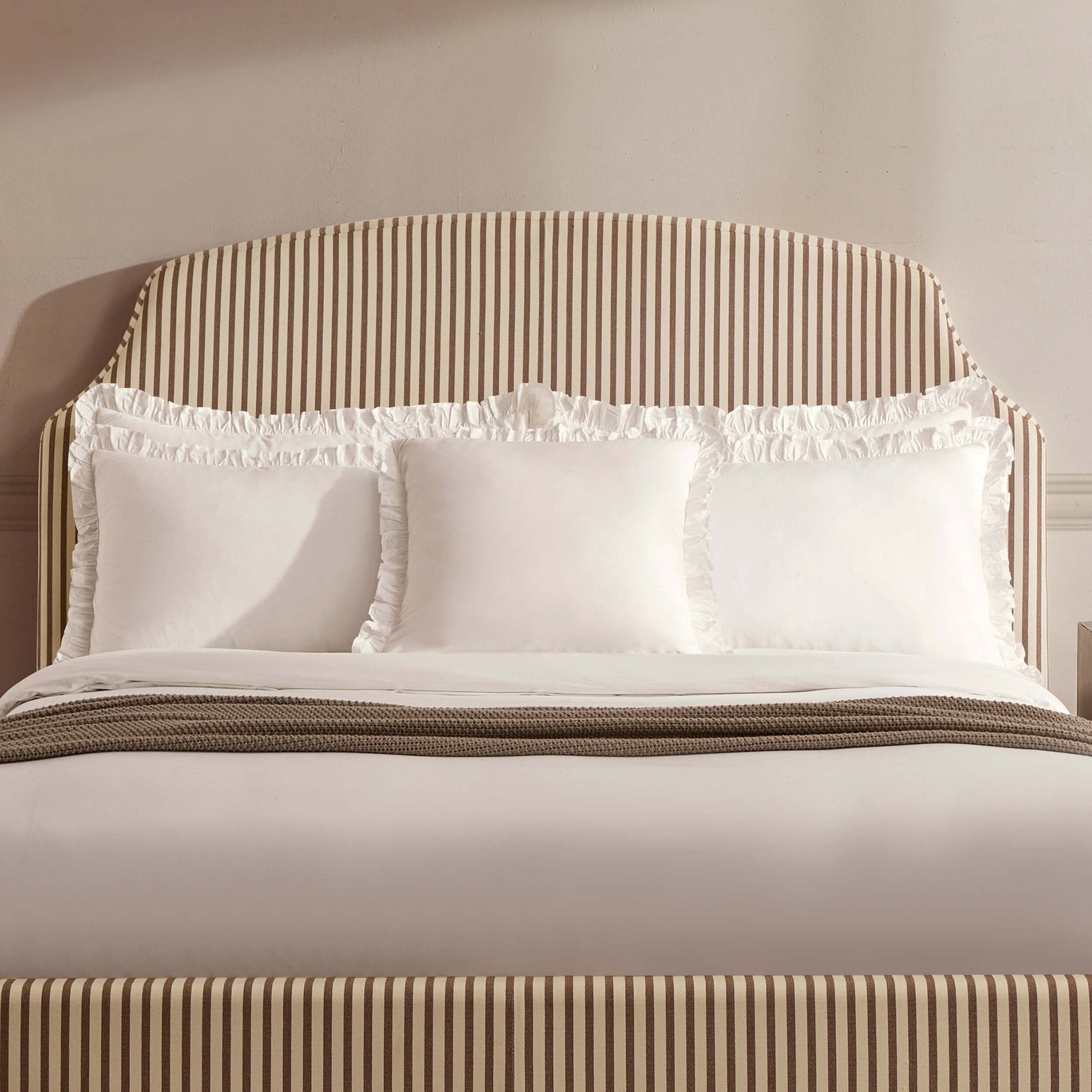 Surrey Bed Frame - Chocolate Stripe - DUSK