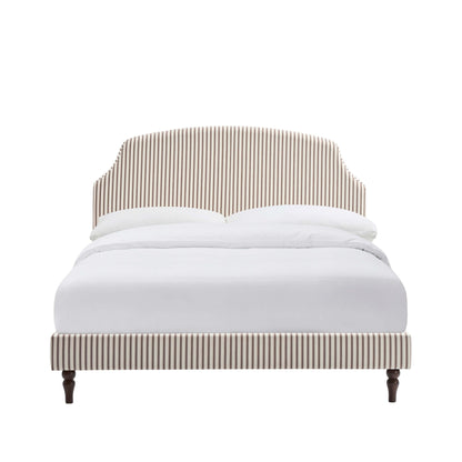 Surrey Bed Frame - Chocolate Stripe - DUSK