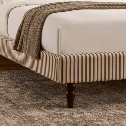 Surrey Bed Frame - Chocolate Stripe - DUSK