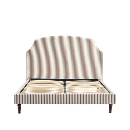 Surrey Bed Frame - Chocolate Stripe - DUSK