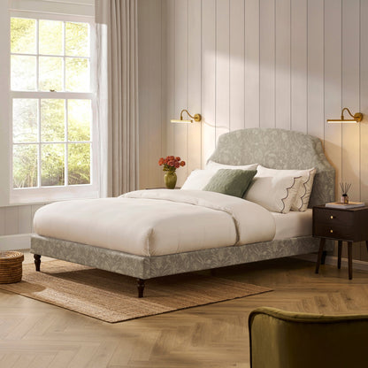 Surrey Bed Frame - Floral - DUSK