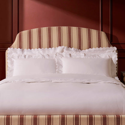 Surrey Bed Frame - Raspberry Stripe - DUSK