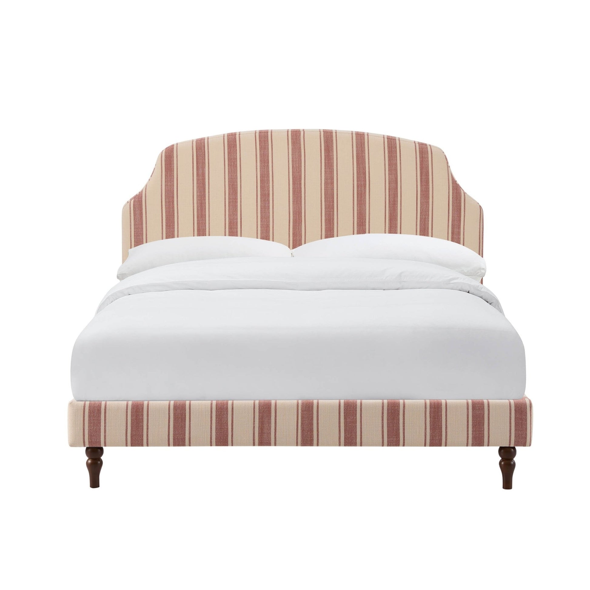 Surrey Bed Frame - Raspberry Stripe - DUSK