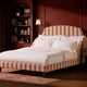 Surrey Bed Frame - Raspberry Stripe - DUSK
