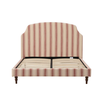 Surrey Bed Frame - Raspberry Stripe - DUSK