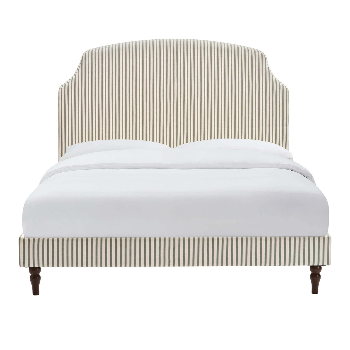 Surrey Bed Frame - Sage Stripe - DUSK