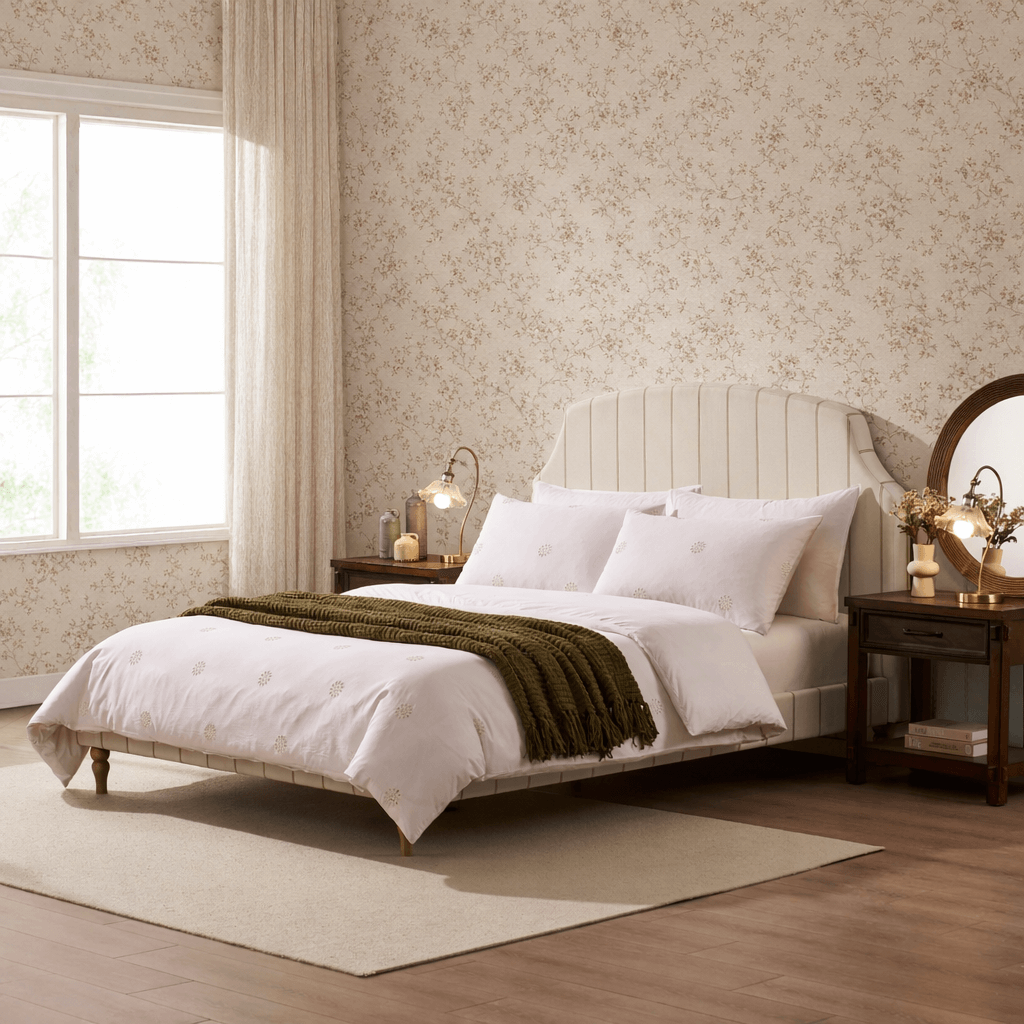 Surrey Bed Frame - Thin Stripe - DUSK