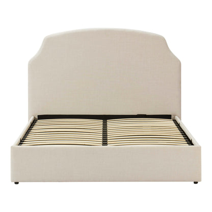 Surrey Ottoman Storage Bed - Beige - DUSK