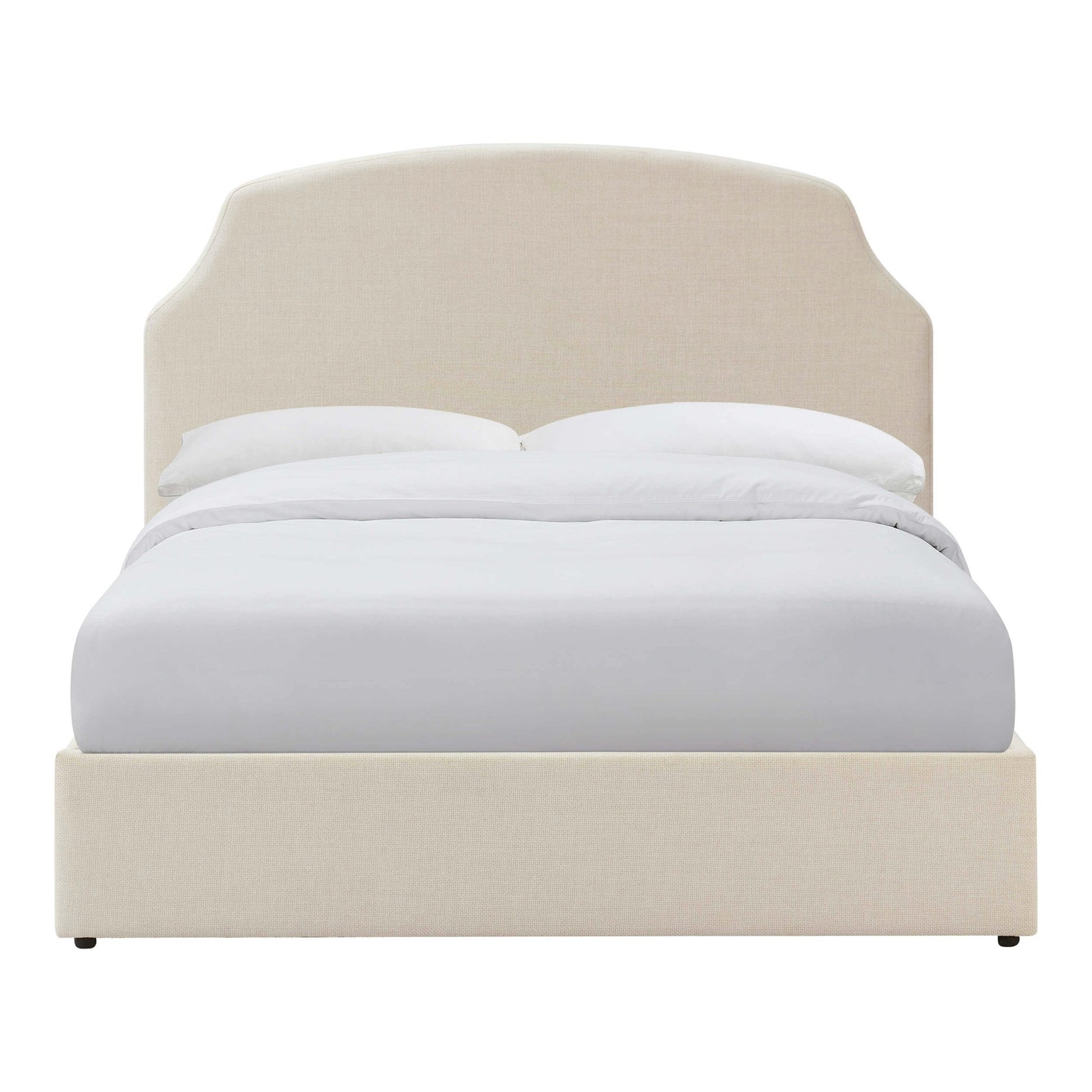 Surrey Ottoman Storage Bed - Beige - DUSK
