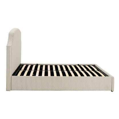 Surrey Ottoman Storage Bed - Sage Stripe - DUSK