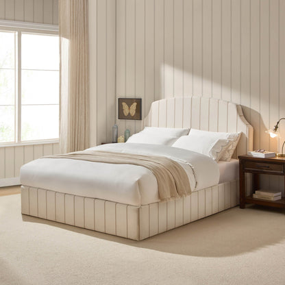 Surrey Ottoman Storage Bed - Thin Stripe - DUSK