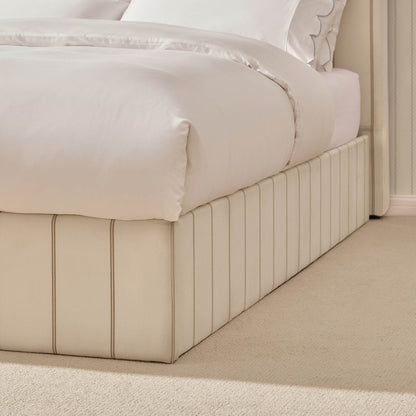 Surrey Ottoman Storage Bed - Thin Stripe - DUSK