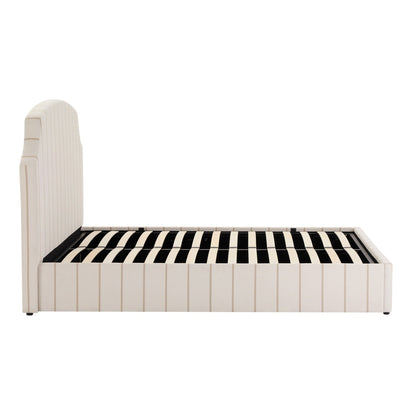 Surrey Ottoman Storage Bed - Thin Stripe - DUSK