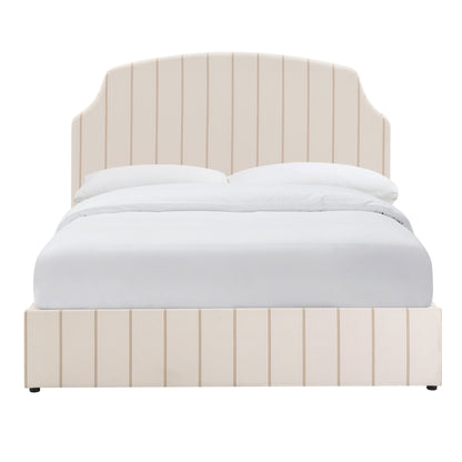 Surrey Ottoman Storage Bed - Thin Stripe - DUSK