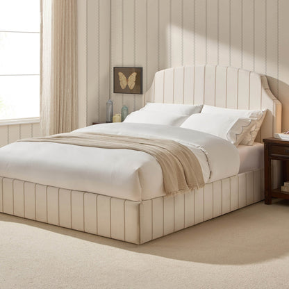 Surrey Ottoman Storage Bed - Thin Stripe - DUSK