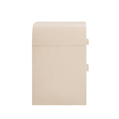 Susie 2 Drawer Bedside Table - Sand - DUSK